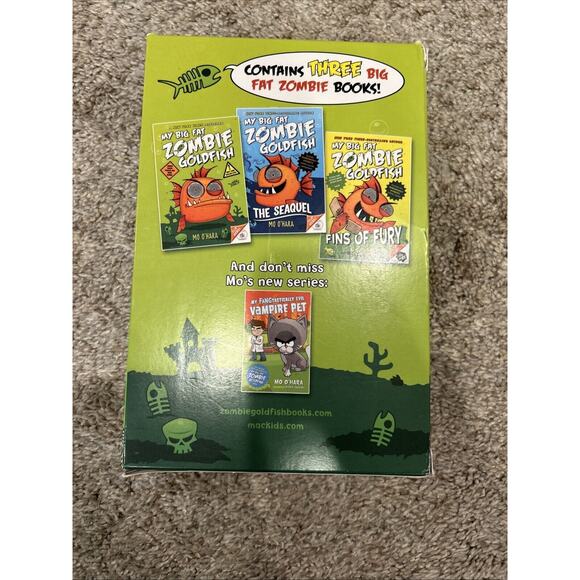 My Big Fat Zombie Goldfish Boxed Set of 3, LIke New - Picture 5 of 6